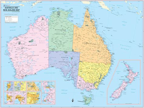 Benefits of using MAP Australia And New Zealand Map